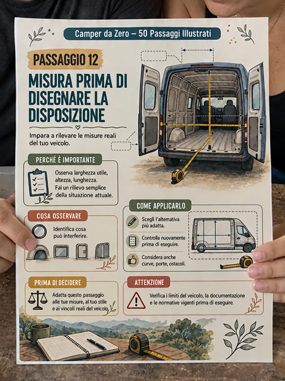 Consultazione della guida alle misurazioni